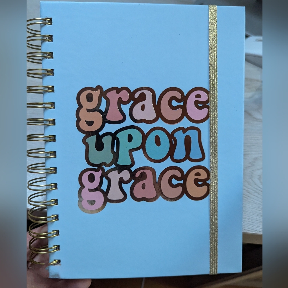 Grace Upon Grace Wire Bound Notebook
